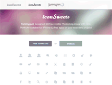 Tablet Screenshot of iconsweets.com